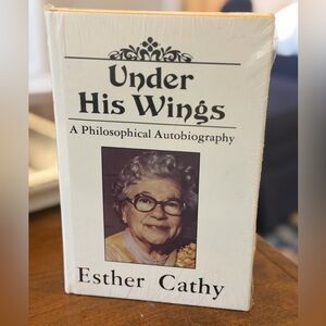 Vintage Under His Wings Hardback Book. Esther Cathy. 1982 | Unopened | Religious